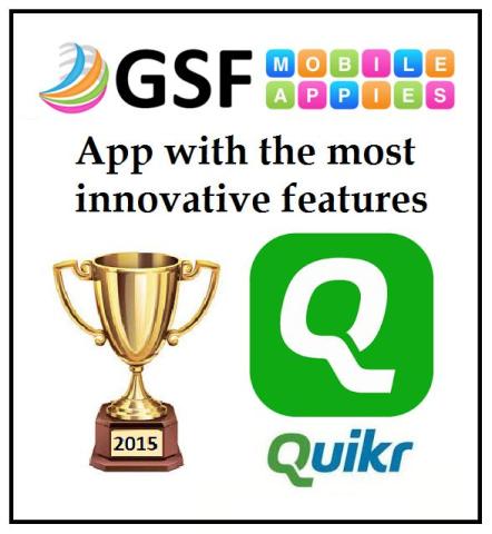 GSF Mobile Appie Award 2015